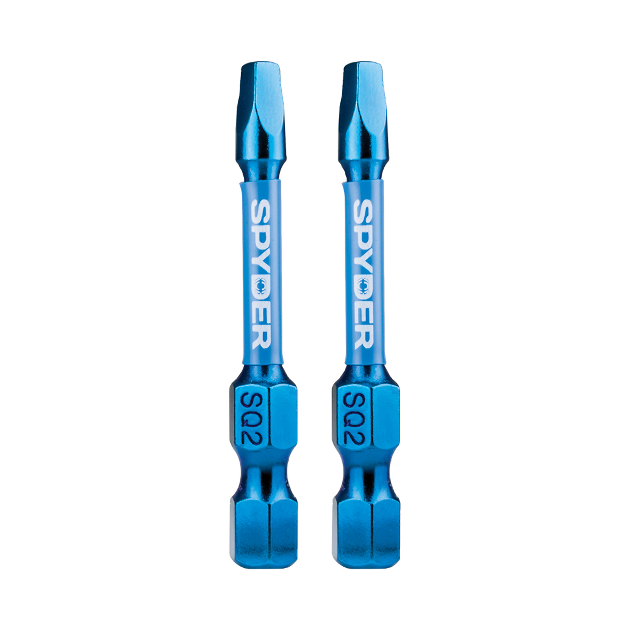 SPYDER Mach-Blue™, 2Pc 1/4in. X 2in. Mach-Blue Impact Driver Bit, Sq2 Included (qty.) 2 Model# 19049